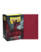 Dragon Shield: 100 Standard Size Matte Sleeves - Blood Red